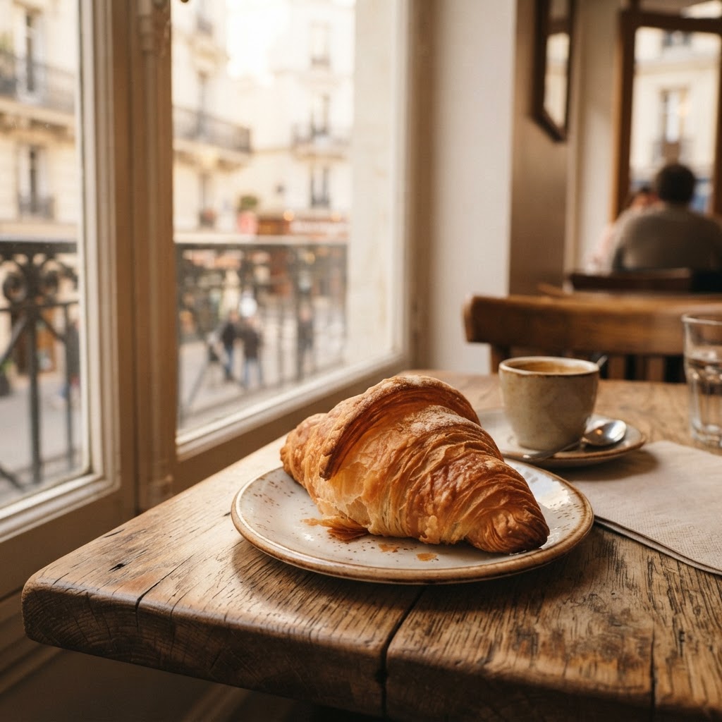 Cozy Paris Boulangerie Mornings: Croissants & Cobblestone Streets