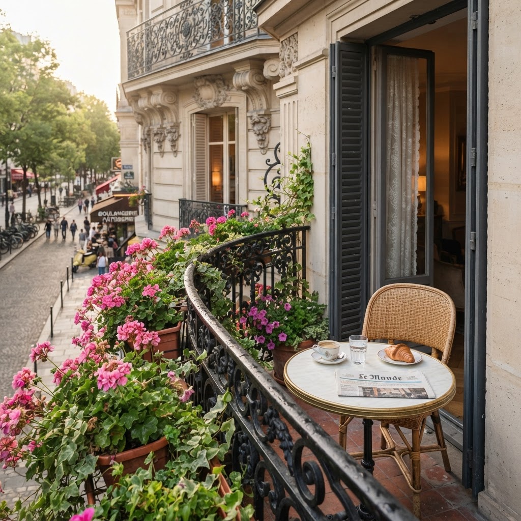 Dreamy Paris Apartment Exterior & Balcony Inspiration