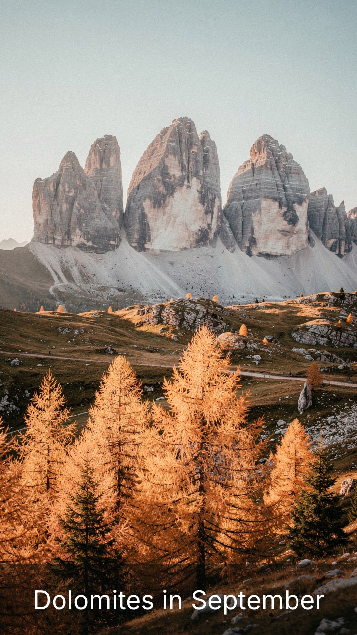 best time visit dolomites hiking