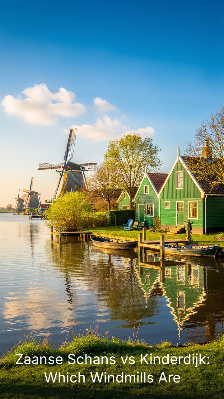 zaanse schans vs kinderdijk